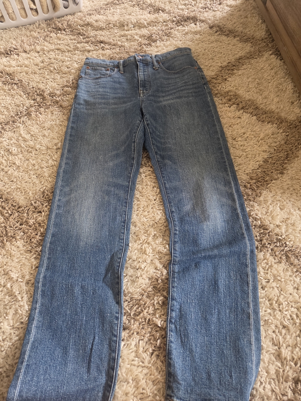 Madewell Women's Medium Blue Straight-Leg Jeans